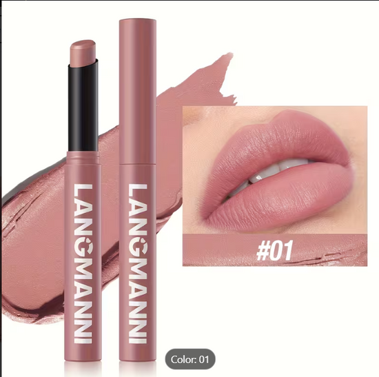 Lápiz labial mate a prueba de agua, sudor y manchas