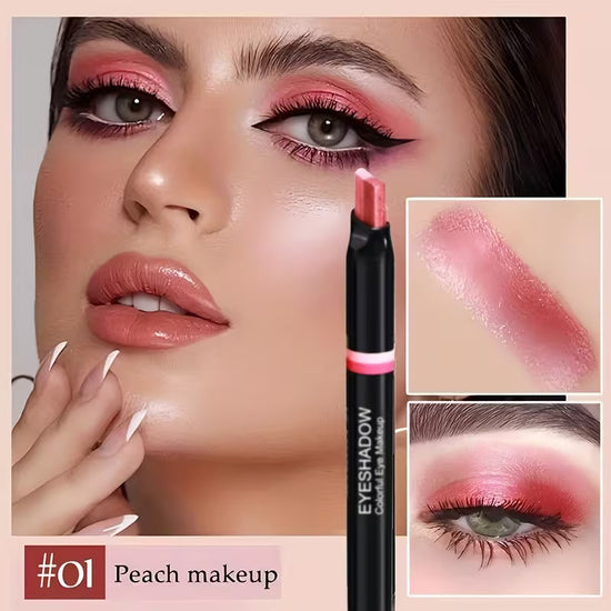 Barra de Sombra de Ojos 2 en 1 de Terciopelo con Degradado de Doble Color
