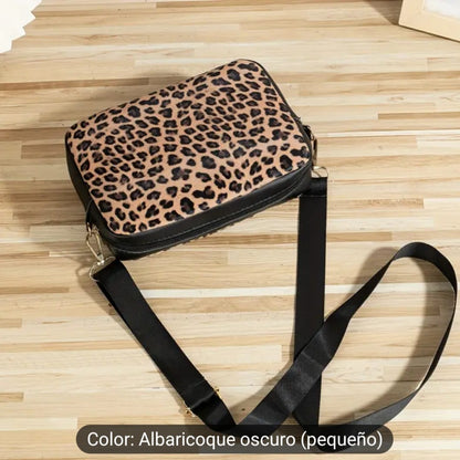 Bolso Bandolera de Estampado de Leopardo Chic para Mujer