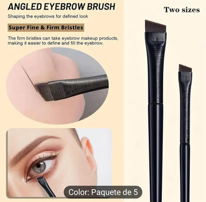 Juego de 5 Brochas de Maquillaje de Ojos de Precisión.