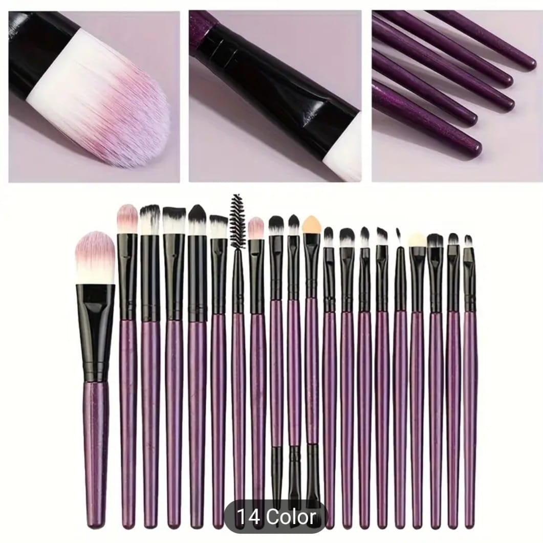 1 set de 20 piezas de,  Brochas de Maquillaje de Lujo