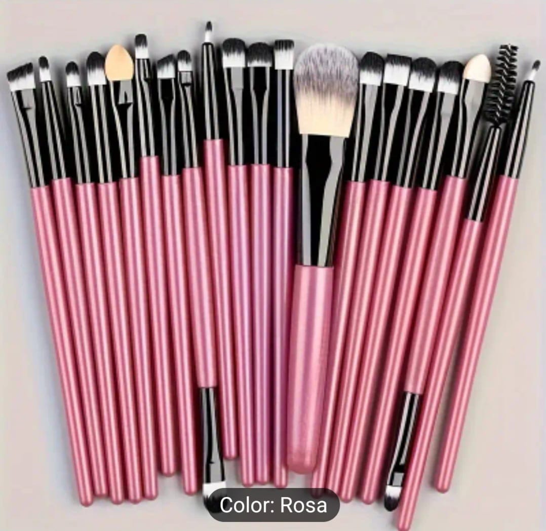 1 set de 20 piezas de,  Brochas de Maquillaje de Lujo