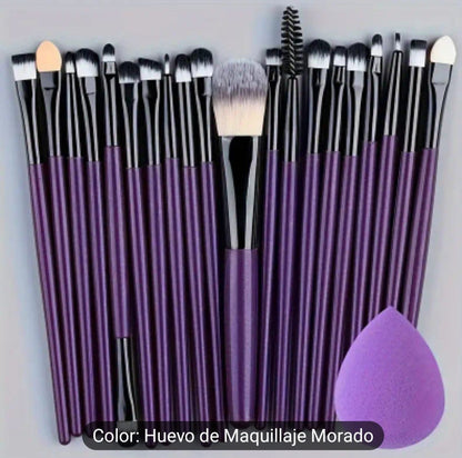 1 set de 20 piezas de,  Brochas de Maquillaje de Lujo