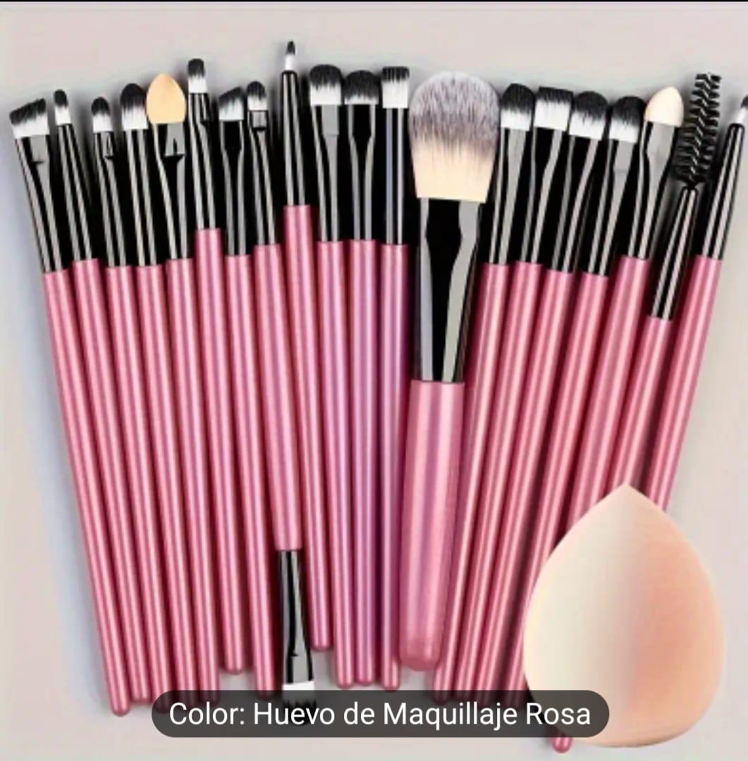 1 set de 20 piezas de,  Brochas de Maquillaje de Lujo