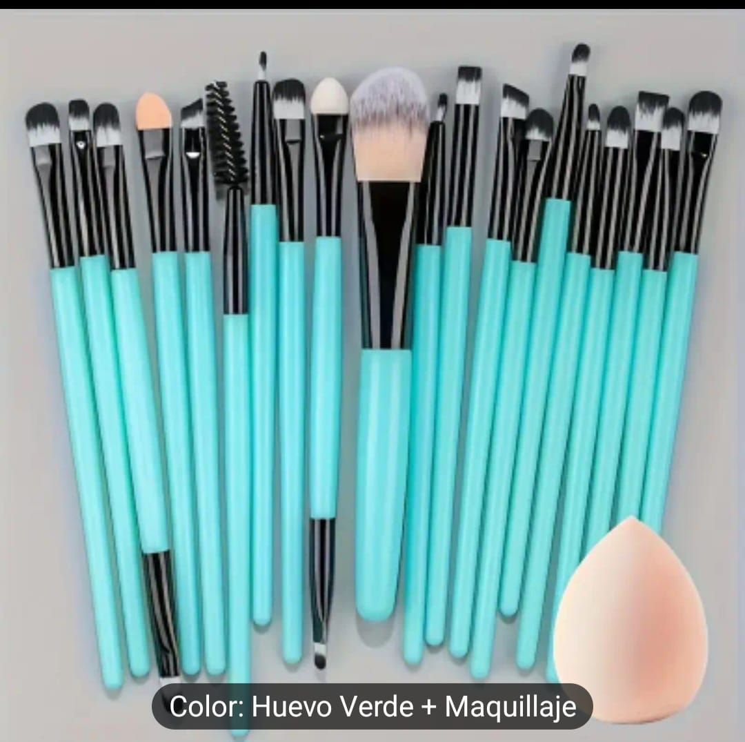 1 set de 20 piezas de,  Brochas de Maquillaje de Lujo